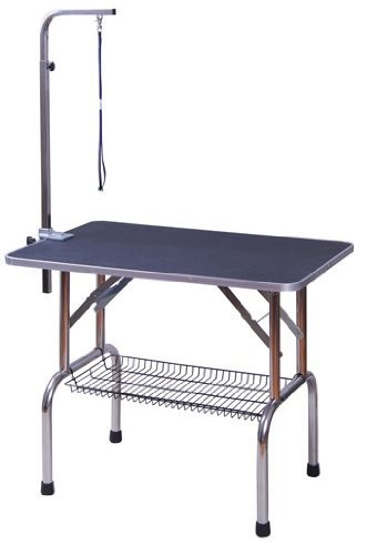 Goleto GLB1500 nastavitelný stůl na stříhání psů, nastavitelný 77cm