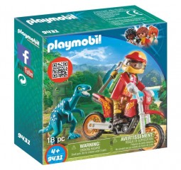 Playmobil 9431 Motorkář s Raptorem č.1