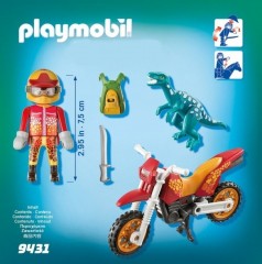 Playmobil 9431 Motorkář s Raptorem č.2