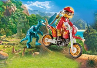 Playmobil 9431 Motorkář s Raptorem č.3