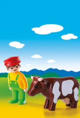 Playmobil 6972 Farmář s krávou (1.2.3) č.2