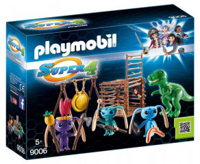 Playmobil 9006 Bojovníci Alien s pastí na T-Rexe č.1