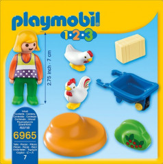 Playmobil 6965 Farmářka s kuřaty (1.2.3) č.3