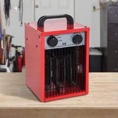 Elektrické topidlo s ventilátorem | červené č.1