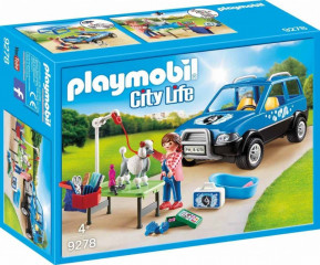 Playmobil 9278 Pojízdný salon pro psy č.1