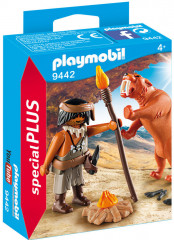 Playmobil 9442 Neandrtálec se šavlozubým tygrem č.1