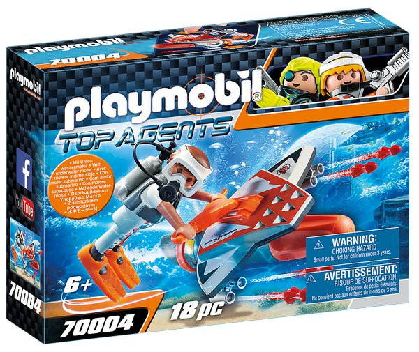 Playmobil Playmobil 70004 Spy Team Podvodní křídlo s motorem