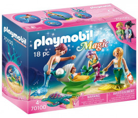 Playmobil 70100 Rodina s kočárkem z mušle č.1