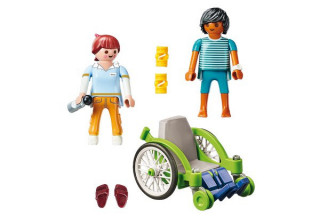 Playmobil 70193 Pacient na invalidním vozíku č.2