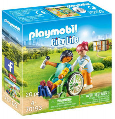 Playmobil 70193 Pacient na invalidním vozíku č.1