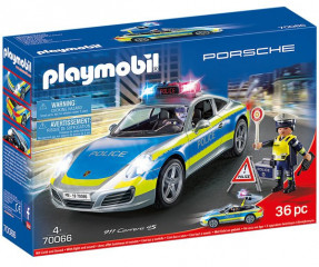 Playmobil 70066 Porsche 911 Carrera 4S Policie se zvukem a světly č.1