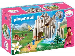 Playmobil 70254 Jezerní louka s Heidi, Petrem a Klárou č.1