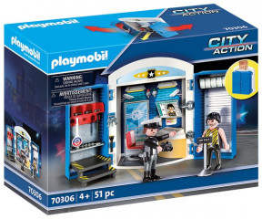 Playmobil 70306 Hrací box "Policejní stanice" č.1