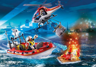 Playmobil 70335 Hasiči s helikoptérou a člunem č.2