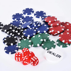 Přenosný pokerový set s 200 žetony | 29,5x20,5x6,5 cm č.2