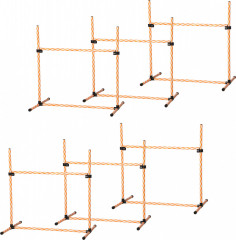 6dílná sada na agility | oranžová