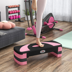 Aerobní stepper s nosností do 150 kg 80 x 31 x 10-20 cm | růžový č.1